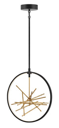 FREDRICK RAMOND, STYX PENDANT OPEN FRAME CHANDELIER, PENDANT LIGHT