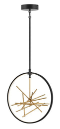 FREDRICK RAMOND, STYX PENDANT OPEN FRAME CHANDELIER, PENDANT LIGHT