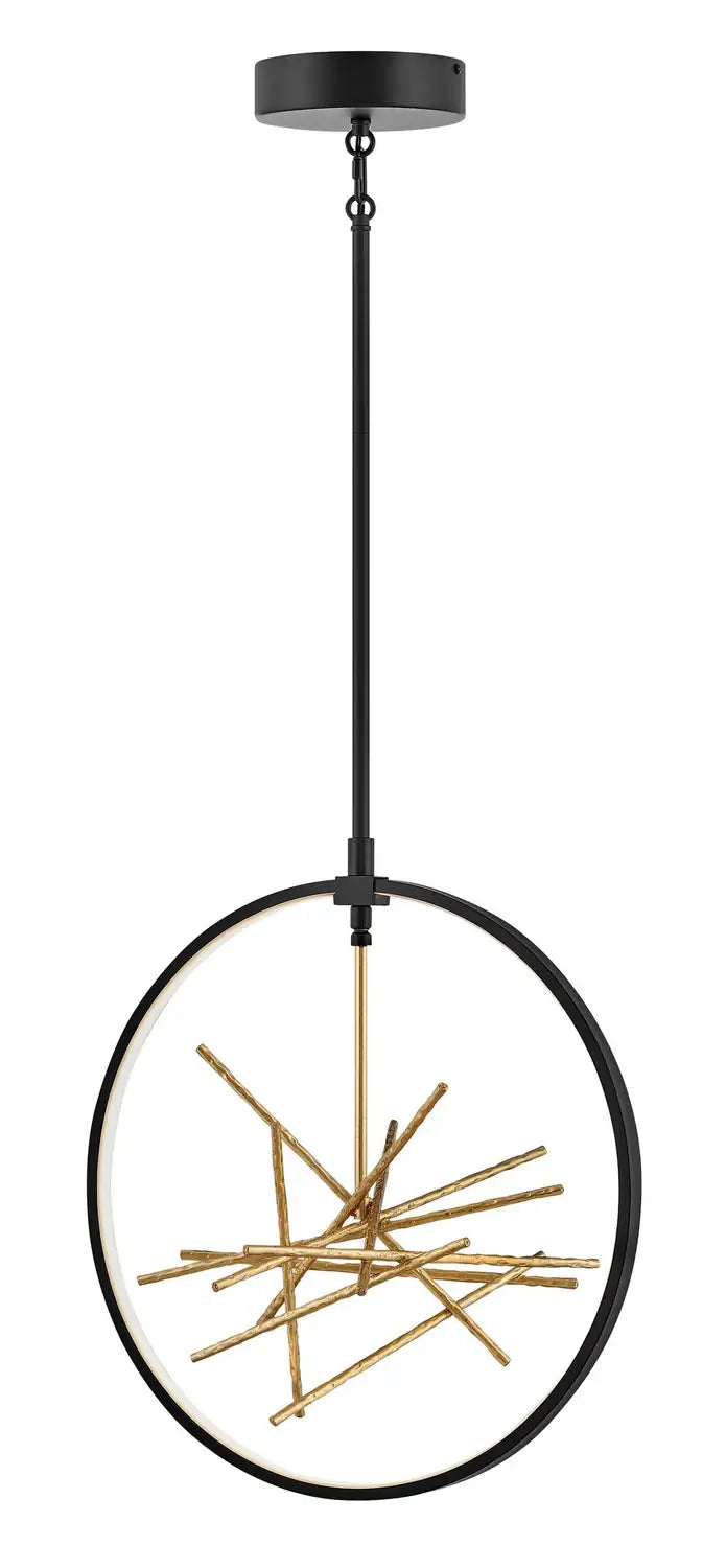 FREDRICK RAMOND, STYX PENDANT OPEN FRAME CHANDELIER, PENDANT LIGHT