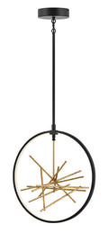 FREDRICK RAMOND, STYX PENDANT OPEN FRAME CHANDELIER, PENDANT LIGHT