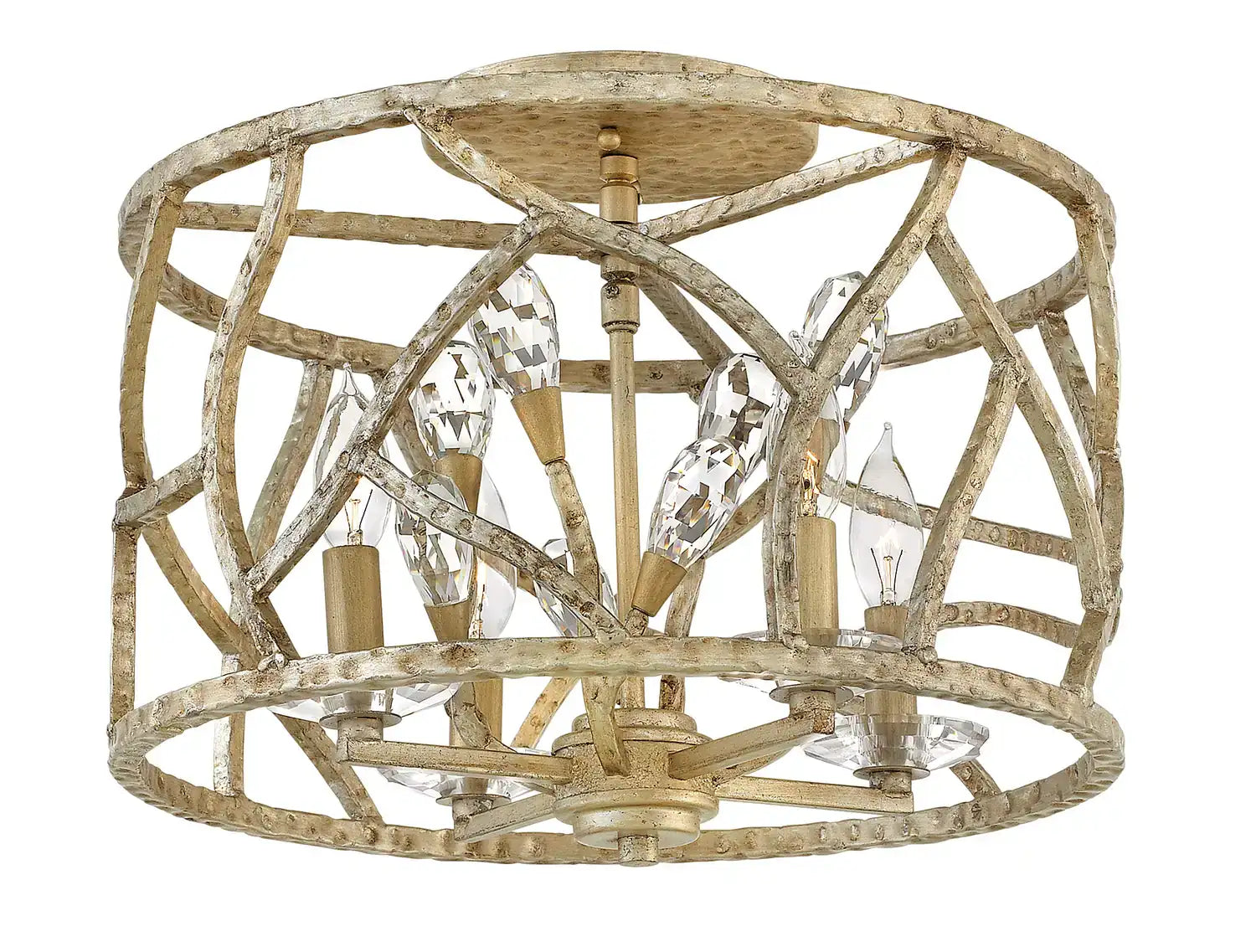 FREDRICK RAMOND, Eve Convertible Flush Mount, PENDANT LIGHT