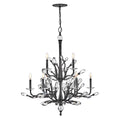 FREDRICK RAMOND, EVE MULTI TIER CHANDELIER, PENDANT LIGHT