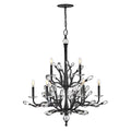 FREDRICK RAMOND, EVE MULTI TIER CHANDELIER, PENDANT LIGHT