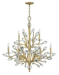 FREDRICK RAMOND, EVE MULTI TIER CHANDELIER, PENDANT LIGHT