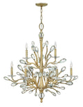 FREDRICK RAMOND, EVE MULTI TIER CHANDELIER, PENDANT LIGHT