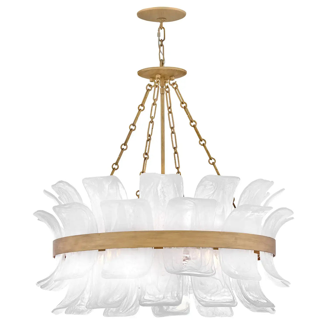 FREDRICK RAMOND, Fleur Drum Chandelier, CHANDELIER LIGHT