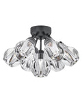 FREDRICK RAMOND, ELISE SEMI-FLUSH MOUNT, FLUSH MOUNT CEILING LIGHTS