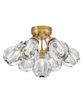 FREDRICK RAMOND, ELISE SEMI-FLUSH MOUNT, FLUSH MOUNT CEILING LIGHTS 