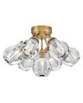 FREDRICK RAMOND, Elise Semi-Flush Mount, FLUSH MOUNT CEILING LIGHTS