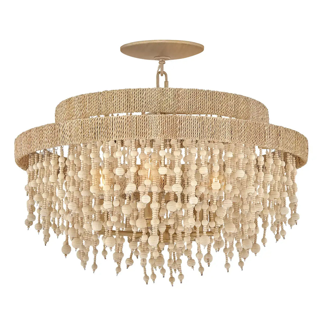 FREDRICK RAMOND, Freya Semi Flush Mount, FLUSH MOUNT CEILING LIGHTS