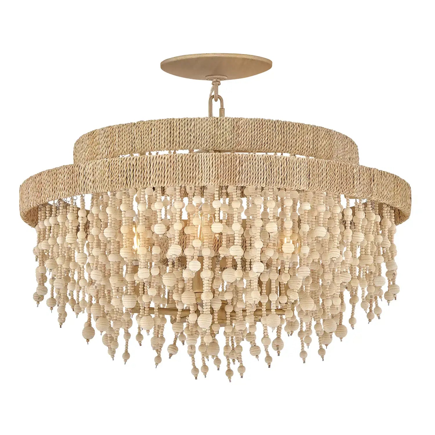 FREDRICK RAMOND, Freya Semi Flush Mount, FLUSH MOUNT CEILING LIGHTS