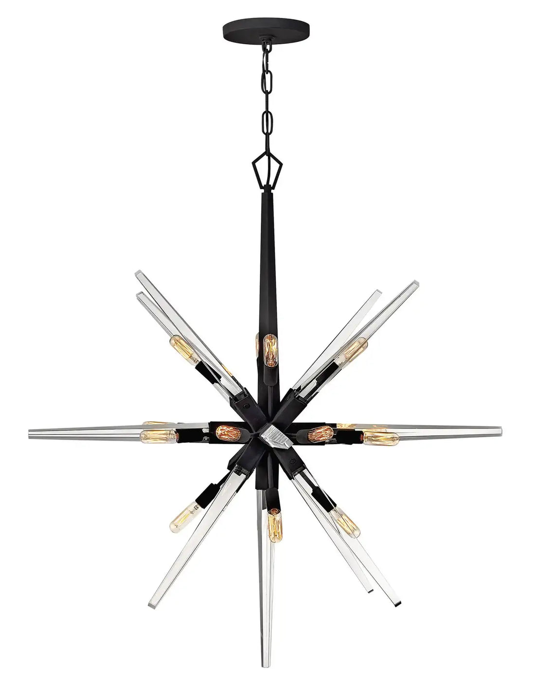 FREDRICK RAMOND, ARIEL ORB CHANDELIER, PENDANT LIGHT