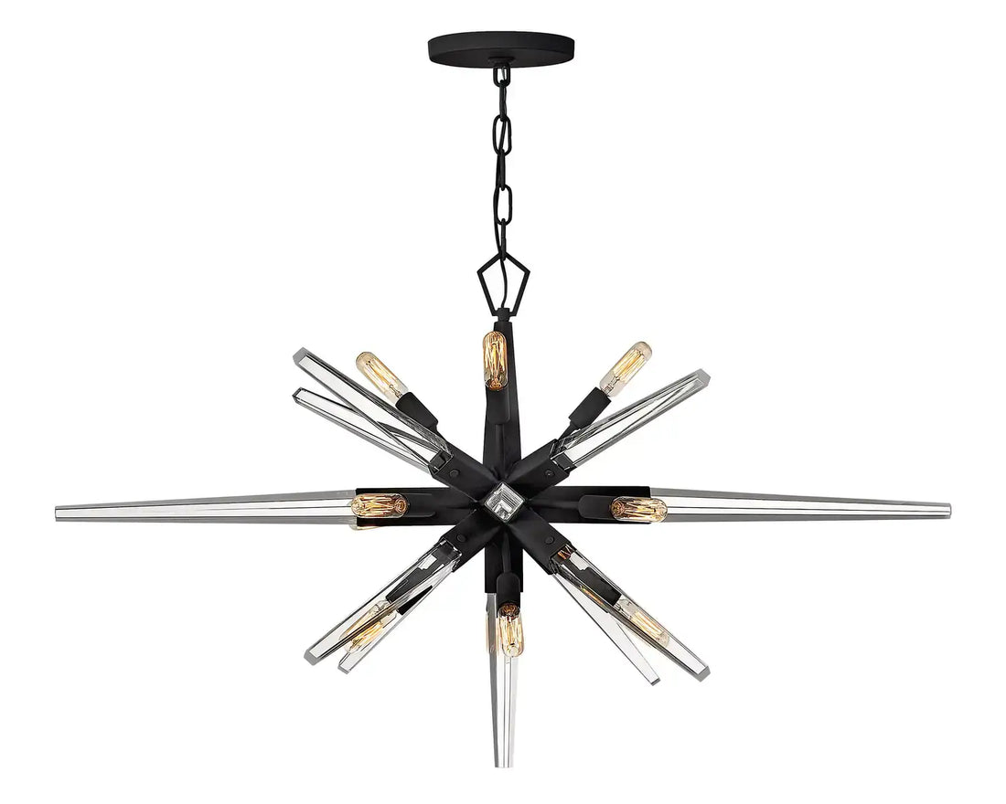 FREDRICK RAMOND, Ariel Twelve Light Linear, PENDANT LIGHT