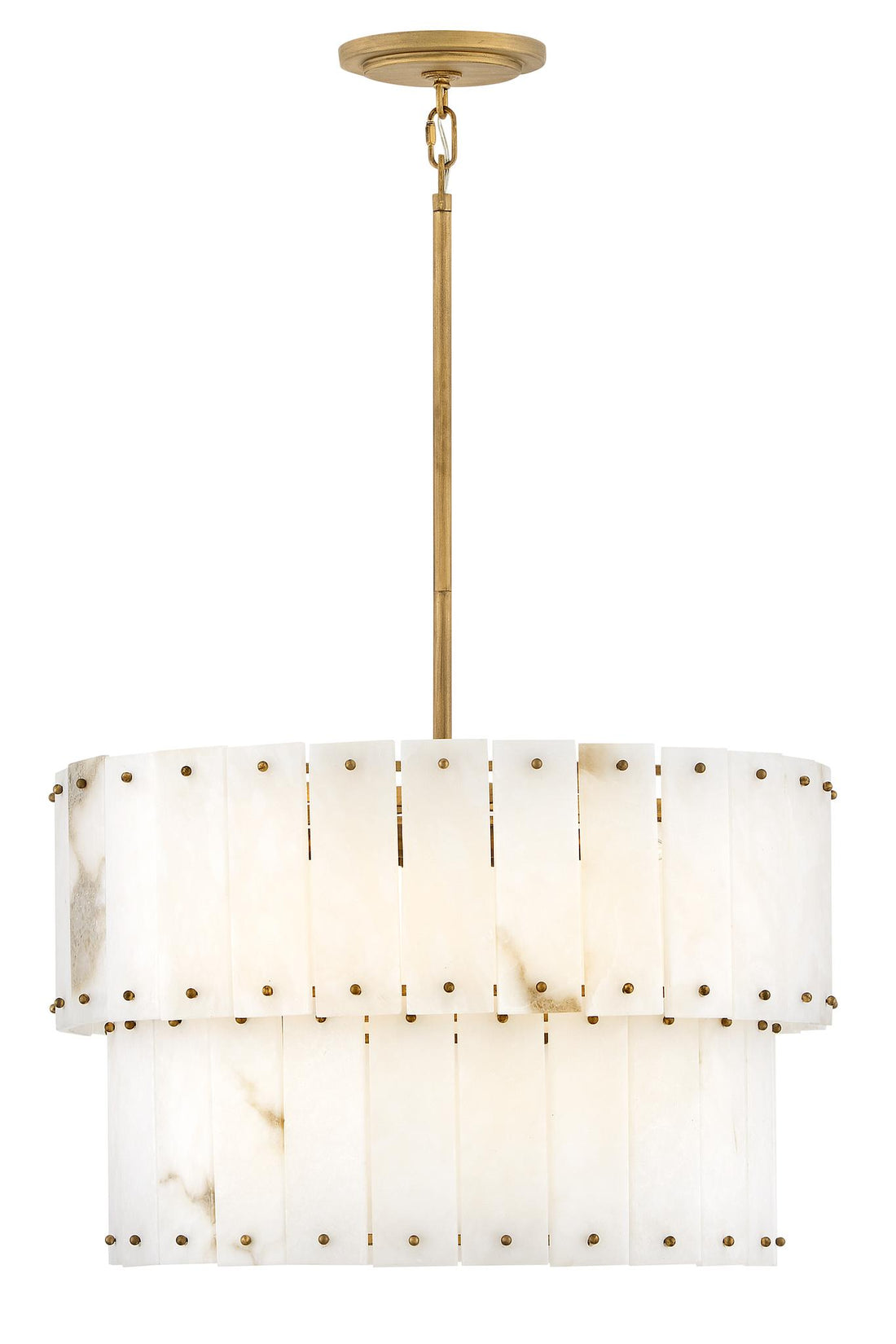 FREDRICK RAMOND, SIMONE DRUM CHANDELIER, PENDANT LIGHT