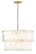 FREDRICK RAMOND, SIMONE DRUM CHANDELIER, PENDANT LIGHT