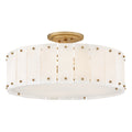 FREDRICK RAMOND, SIMONE SEMI-FLUSH MOUNT, FLUSH MOUNT CEILING LIGHTS 