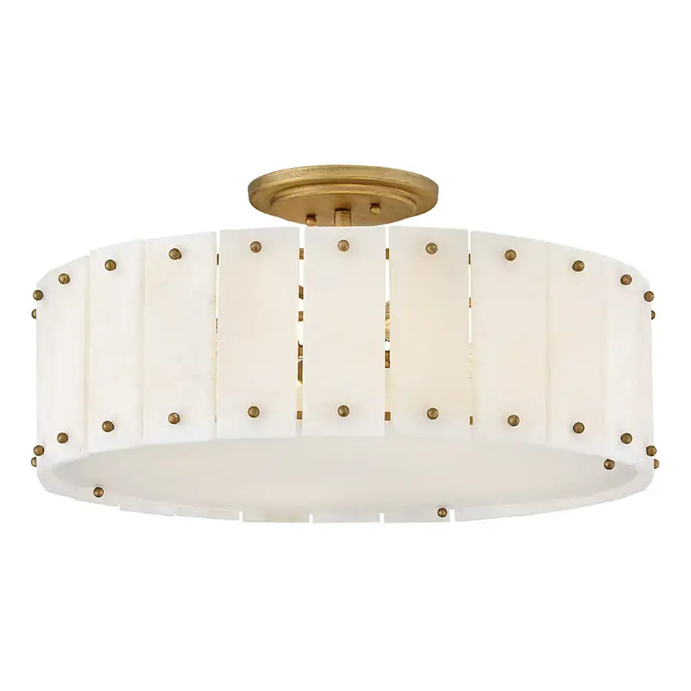 FREDRICK RAMOND, Simone Semi-Flush Mount, FLUSH MOUNT CEILING LIGHTS
