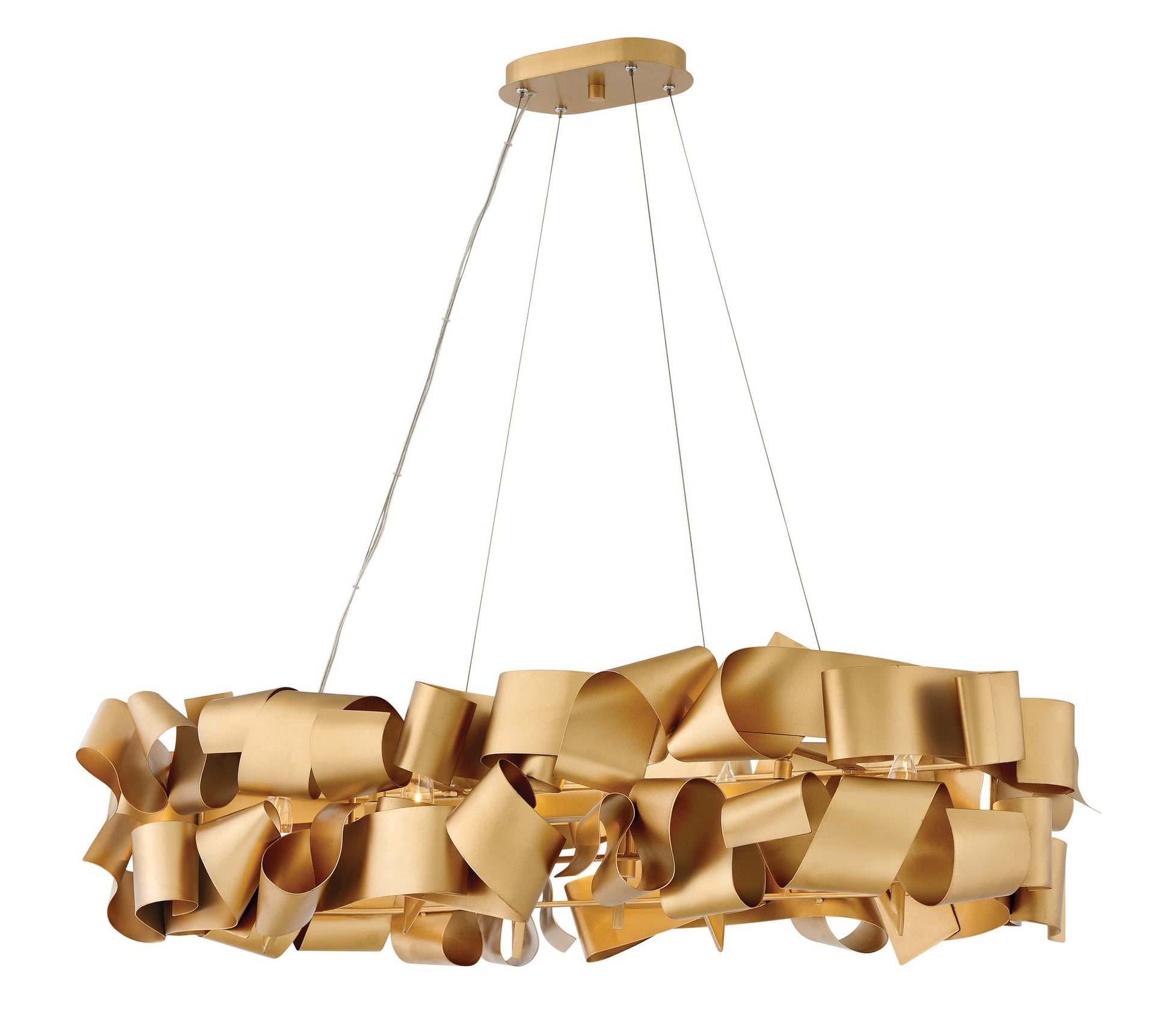 FREDRICK RAMOND, DELFINA DRUM CHANDELIER, PENDANT LIGHT