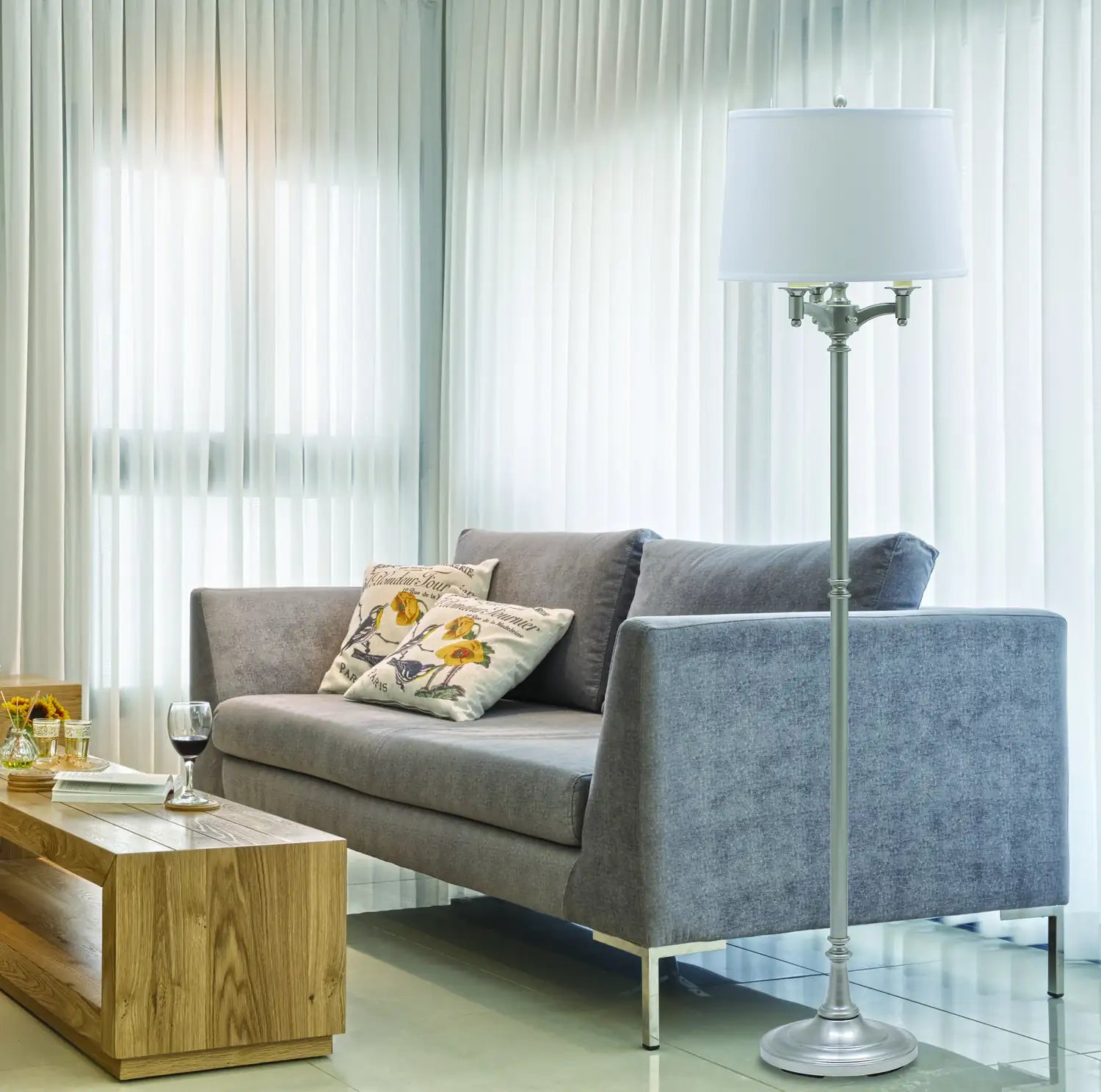 HOUSE OF TROY, LANCASTER FLOOR LAMP, FLOOR LAMP