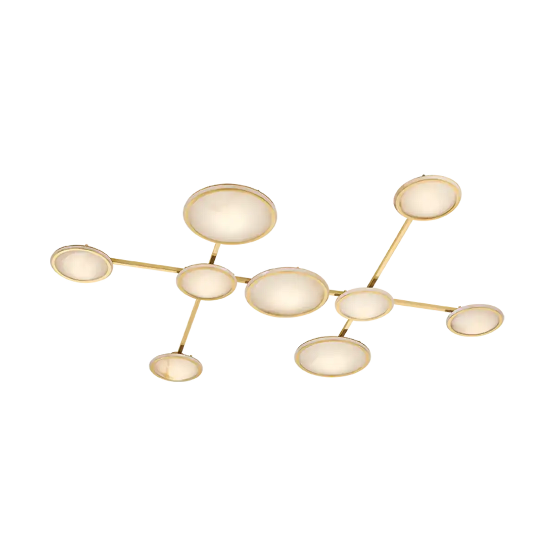 Corbett Lighting, Goshenite Flush Mount, SEMI FLUSH MOUNT LIGHT