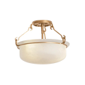 HUDSON VALLEY LIGHTING, LOWERRE SEMI FLUSH, SEMI FLUSH MOUNT LIGHT