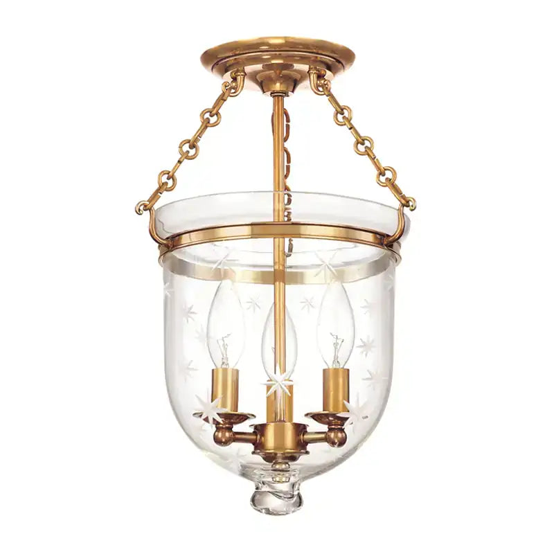 Hudson Valley Lighting, HAMPTON SEMI FLUSH, SEMI FLUSH MOUNT LIGHT