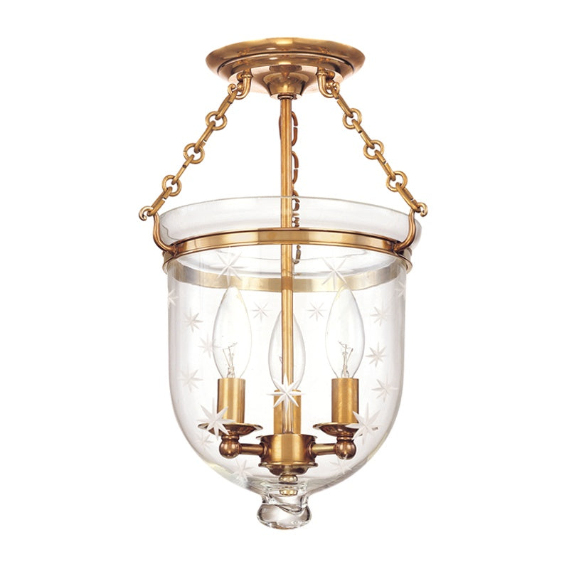 HUDSON VALLEY LIGHTING, HAMPTON SEMI FLUSH, SEMI FLUSH MOUNT LIGHT