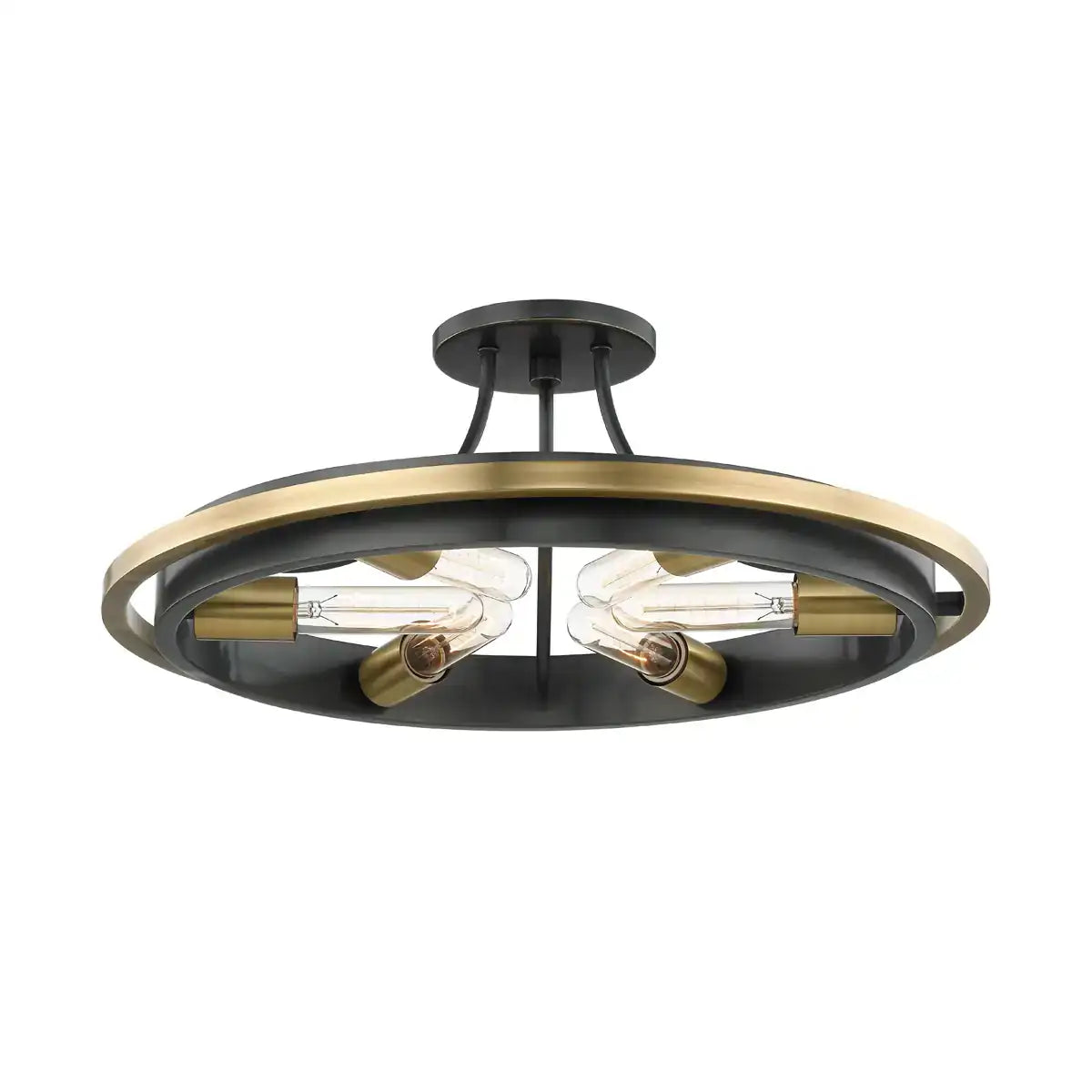 Hudson Valley Lighting, CHAMBERS SEMI FLUSH, SEMI FLUSH MOUNT LIGHT