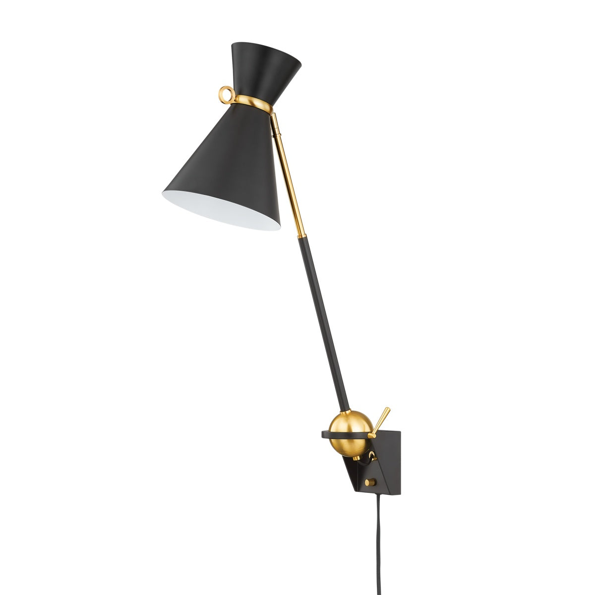HUDSON VALLEY LIGHTING, WINSTED PLUG-IN SCONCE, PLUG IN WALL LIGHT SCONCES