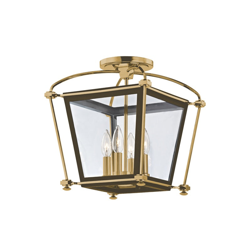 HUDSON VALLEY LIGHTING, HOLLIS SEMI FLUSH, SEMI FLUSH MOUNT LIGHT