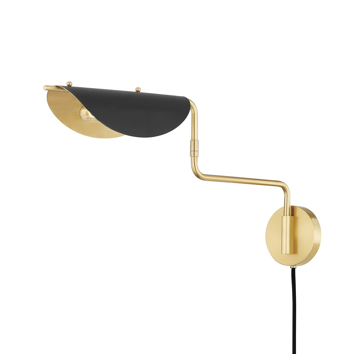 HUDSON VALLEY LIGHTING, SUFFIELD PLUG-IN SCONCE, PLUG IN WALL LIGHT SCONCES