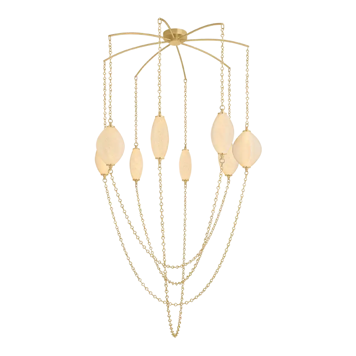 Corbett Lighting, Positano Chandelier, CHANDELIER LIGHT