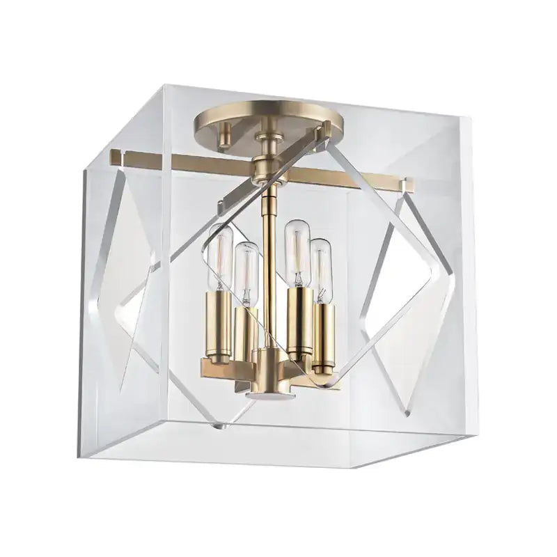 Hudson Valley Lighting, TRAVIS SEMI FLUSH, SEMI FLUSH MOUNT LIGHT