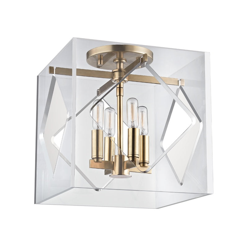 HUDSON VALLEY LIGHTING, TRAVIS SEMI FLUSH, SEMI FLUSH MOUNT LIGHT
