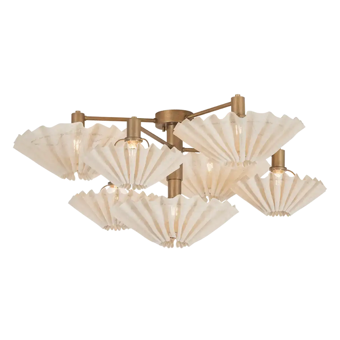 Corbett Lighting, Tremblant Semi Flush, SEMI FLUSH MOUNT LIGHT