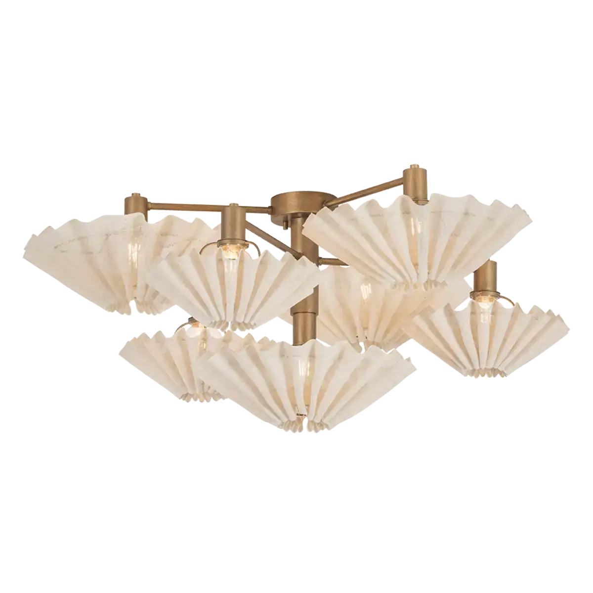 Corbett Lighting, Tremblant Semi Flush, SEMI FLUSH MOUNT LIGHT