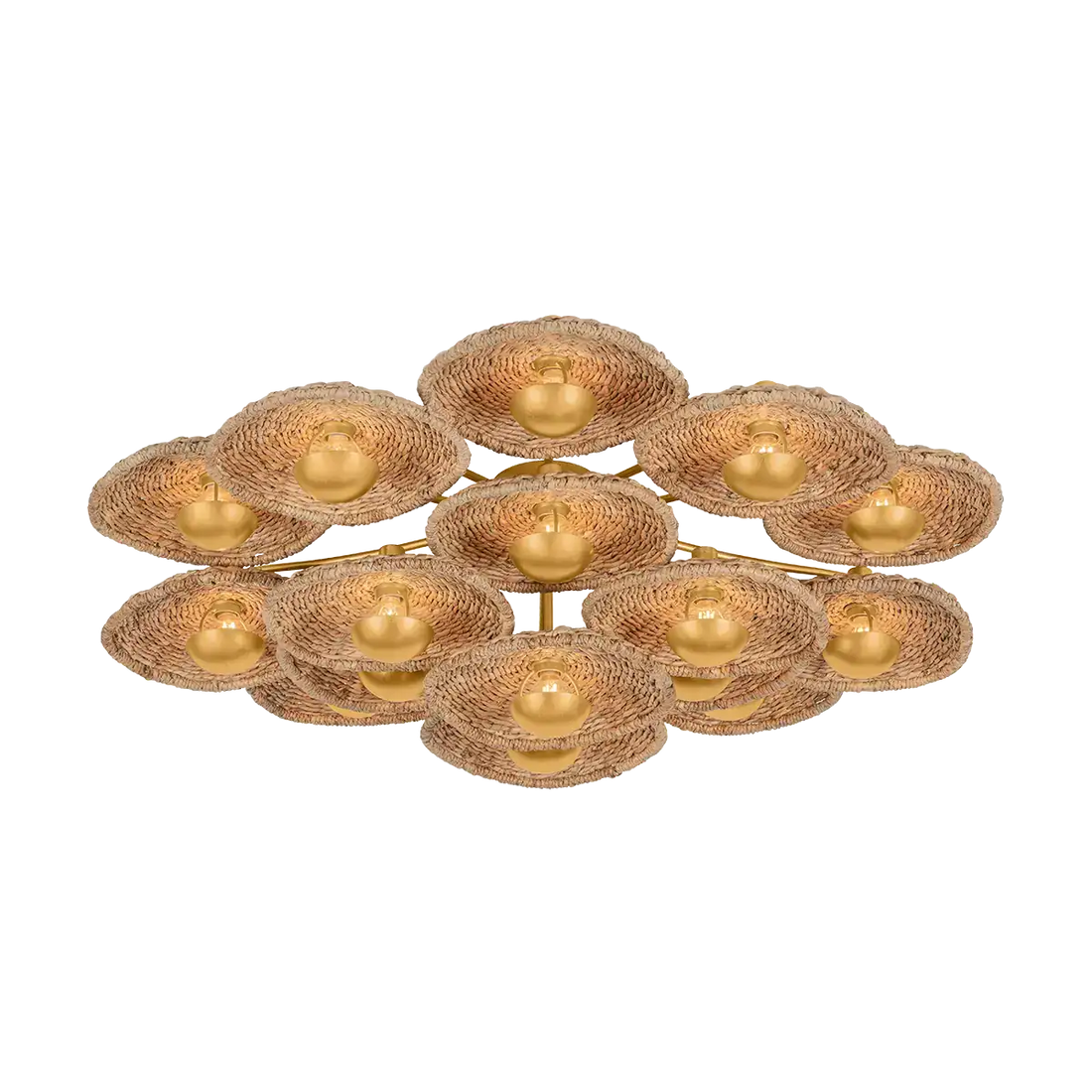 Corbett Lighting, Colline Semi Flush, SEMI FLUSH MOUNT LIGHT