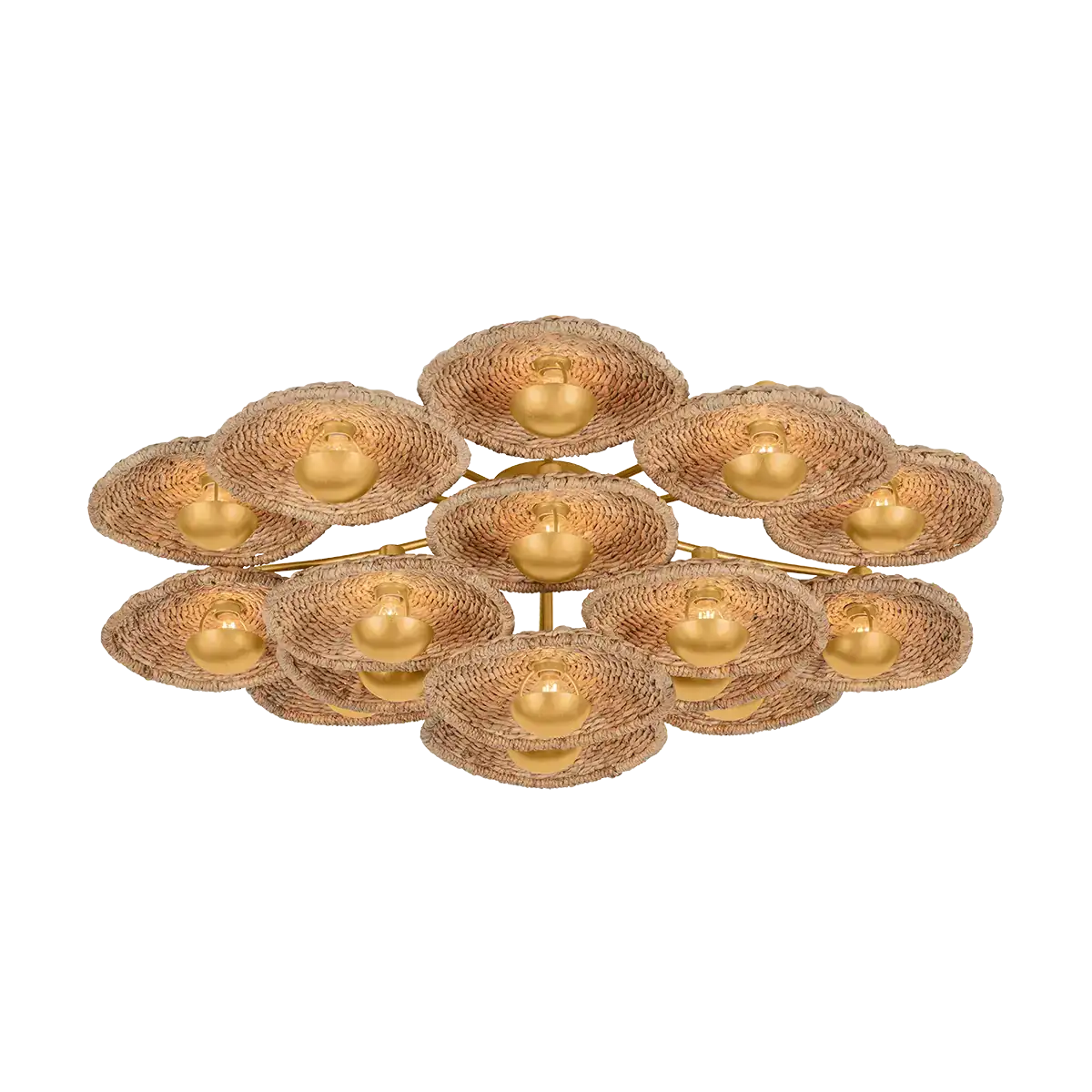Corbett Lighting, Colline Semi Flush, SEMI FLUSH MOUNT LIGHT