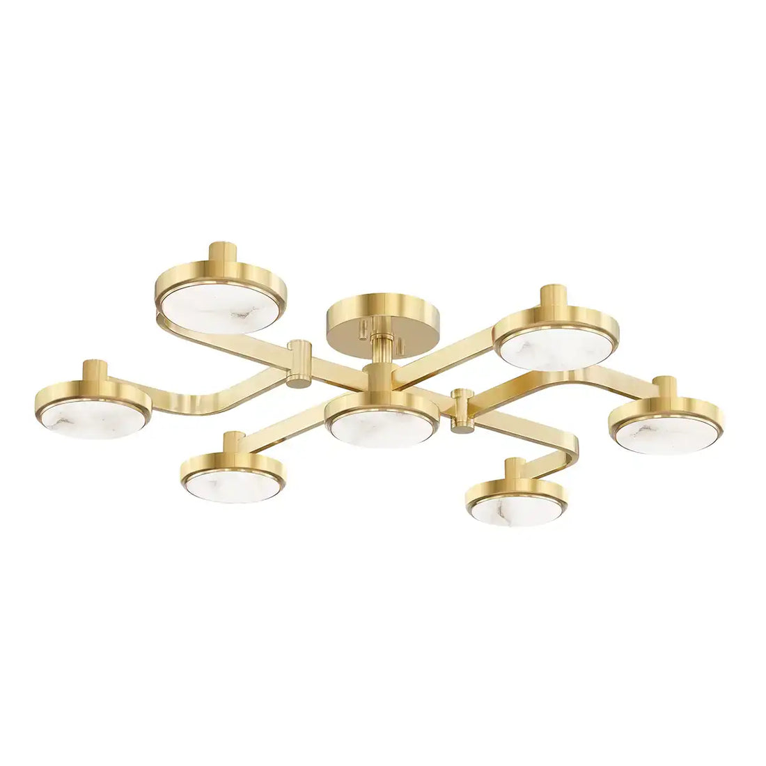 Hudson Valley Lighting, MEANDER SEMI FLUSH, SEMI FLUSH MOUNT LIGHT