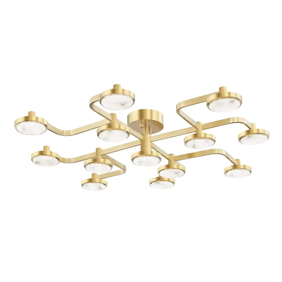 Hudson Valley Lighting, MEANDER SEMI FLUSH, SEMI FLUSH MOUNT LIGHT