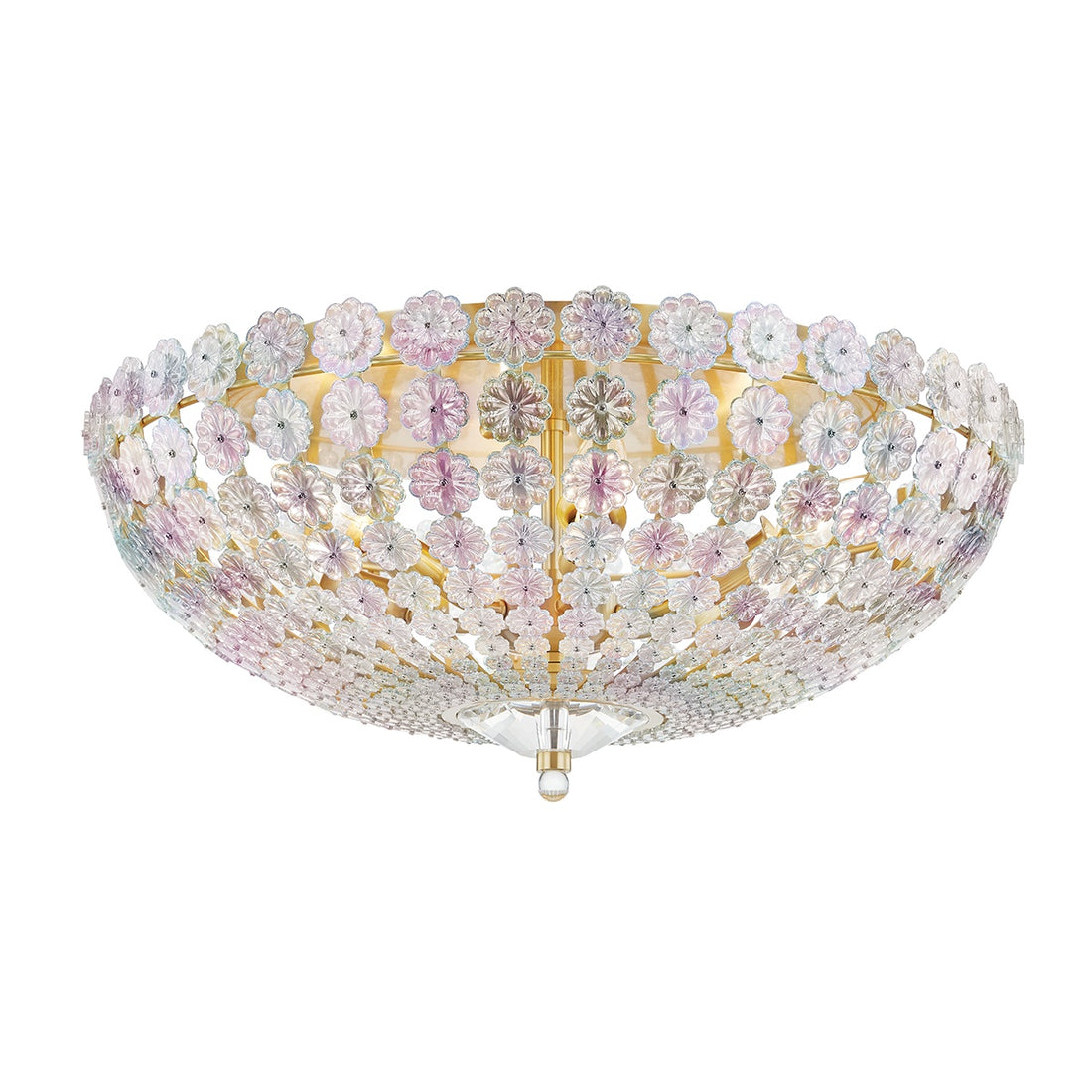 HUDSON VALLEY LIGHTING, FLORAL PARK SEMI FLUSH, SEMI FLUSH MOUNT LIGHT