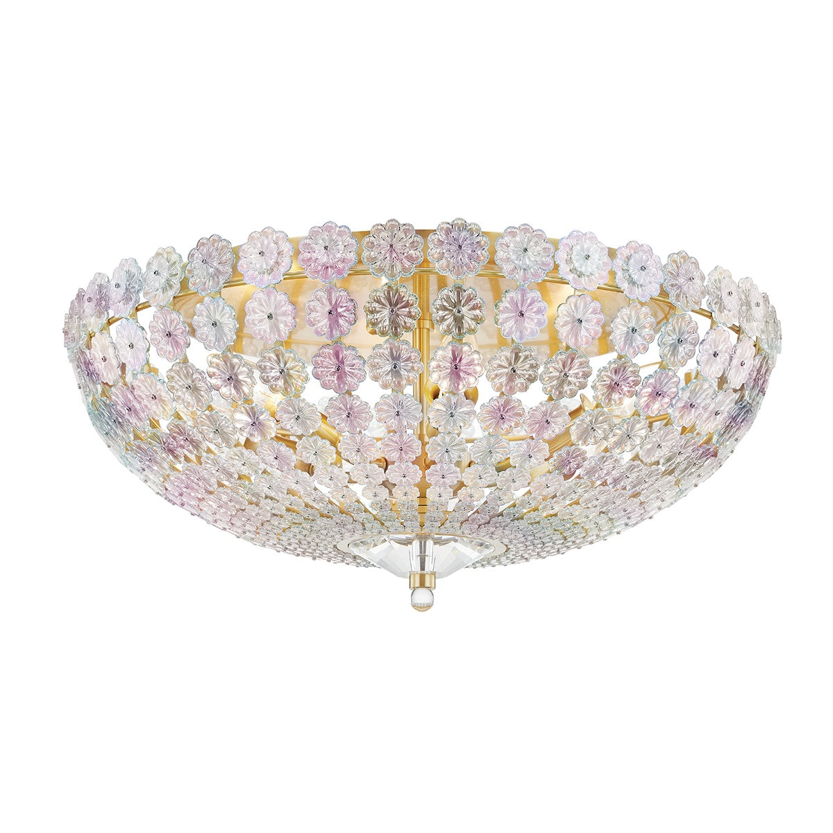 HUDSON VALLEY LIGHTING, FLORAL PARK SEMI FLUSH, SEMI FLUSH MOUNT LIGHT