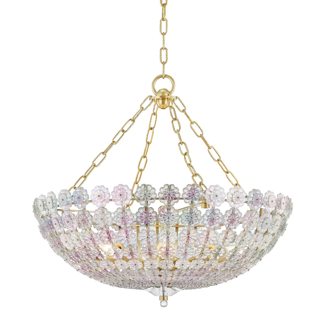 HUDSON VALLEY LIGHTING, FLORAL PARK CHANDELIER, CHANDELIER LIGHT