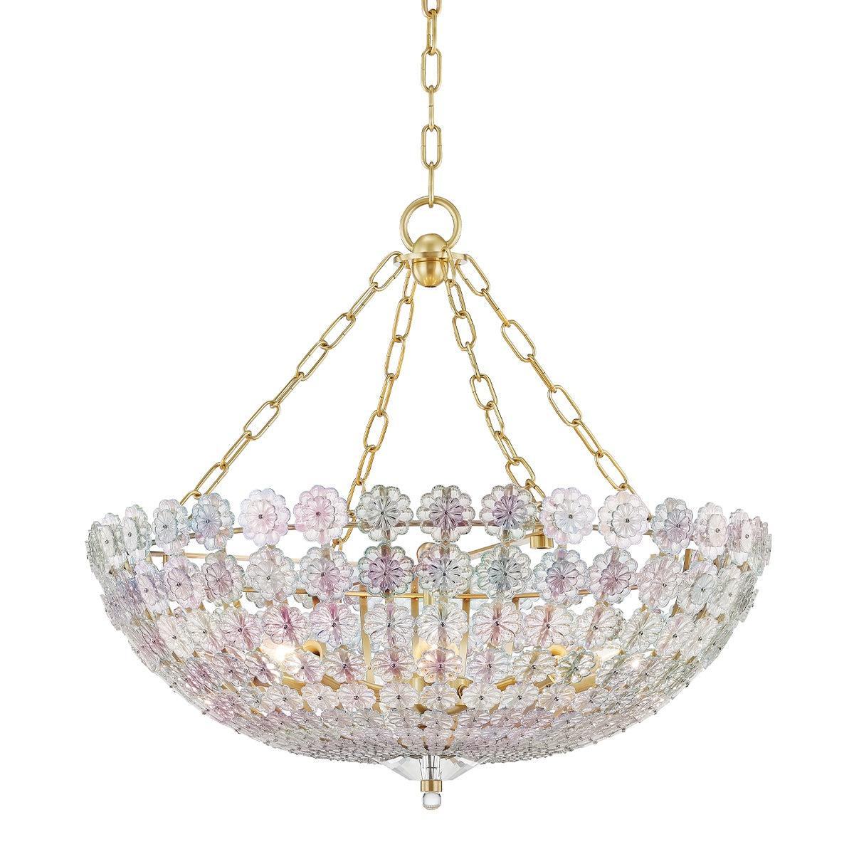 HUDSON VALLEY LIGHTING, FLORAL PARK CHANDELIER, CHANDELIER LIGHT