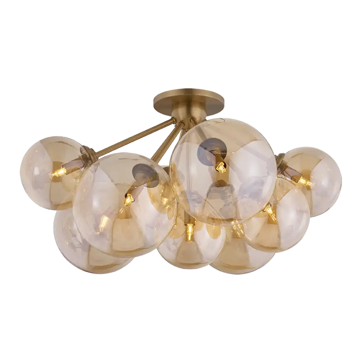 Troy Lighting, Santee Semi Flush, SEMI FLUSH MOUNT LIGHT