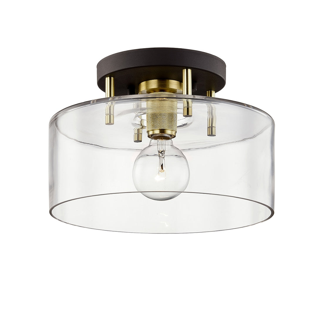 TROY LIGHTING, BERGAMOT STATION SEMI FLUSH, SEMI FLUSH MOUNT LIGHT