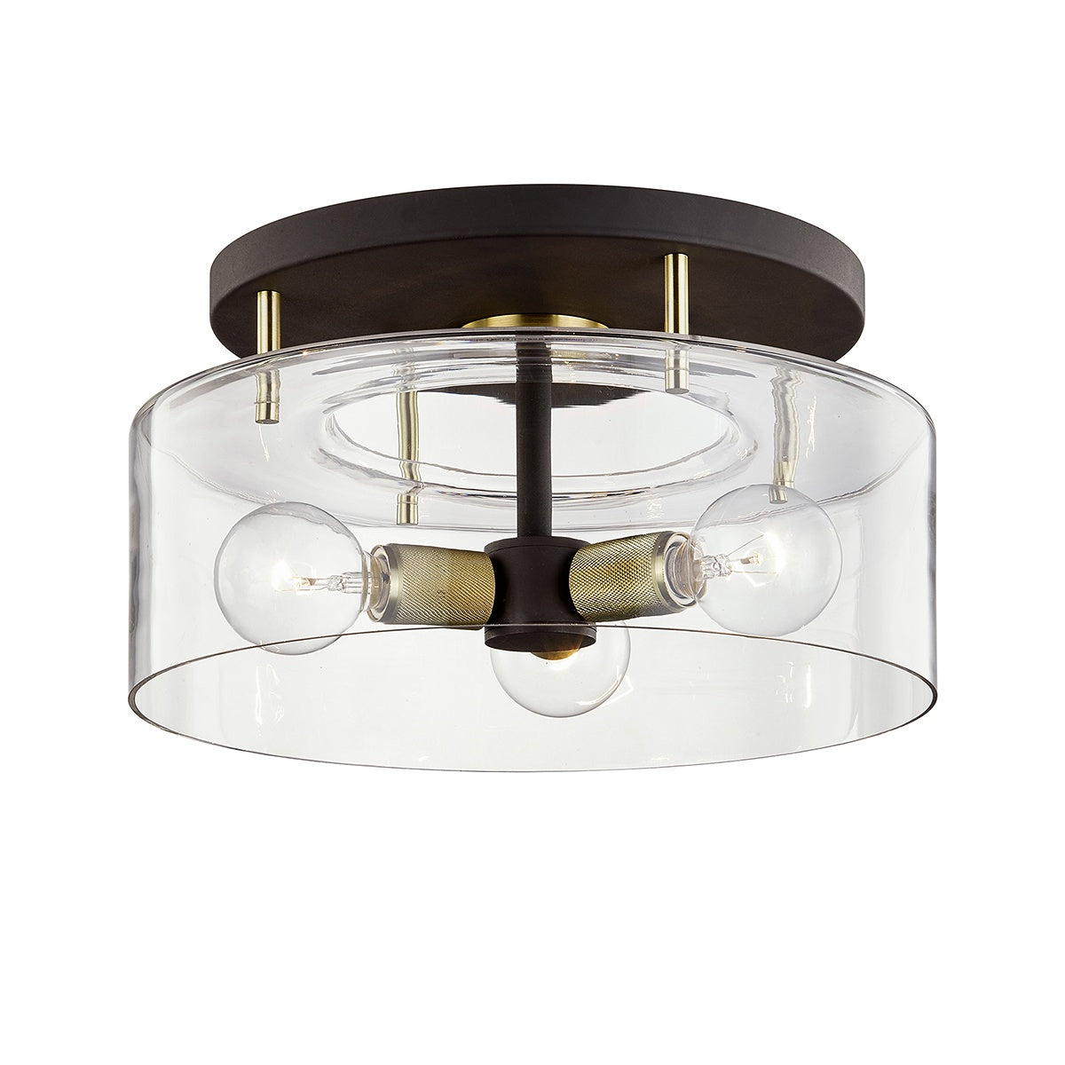 TROY LIGHTING, BERGAMOT STATION SEMI FLUSH, SEMI FLUSH MOUNT LIGHT