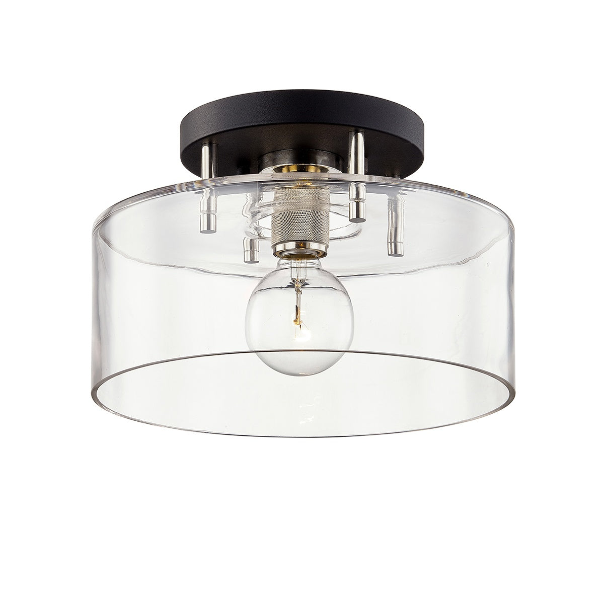 TROY LIGHTING, BERGAMOT STATION SEMI FLUSH, SEMI FLUSH MOUNT LIGHT