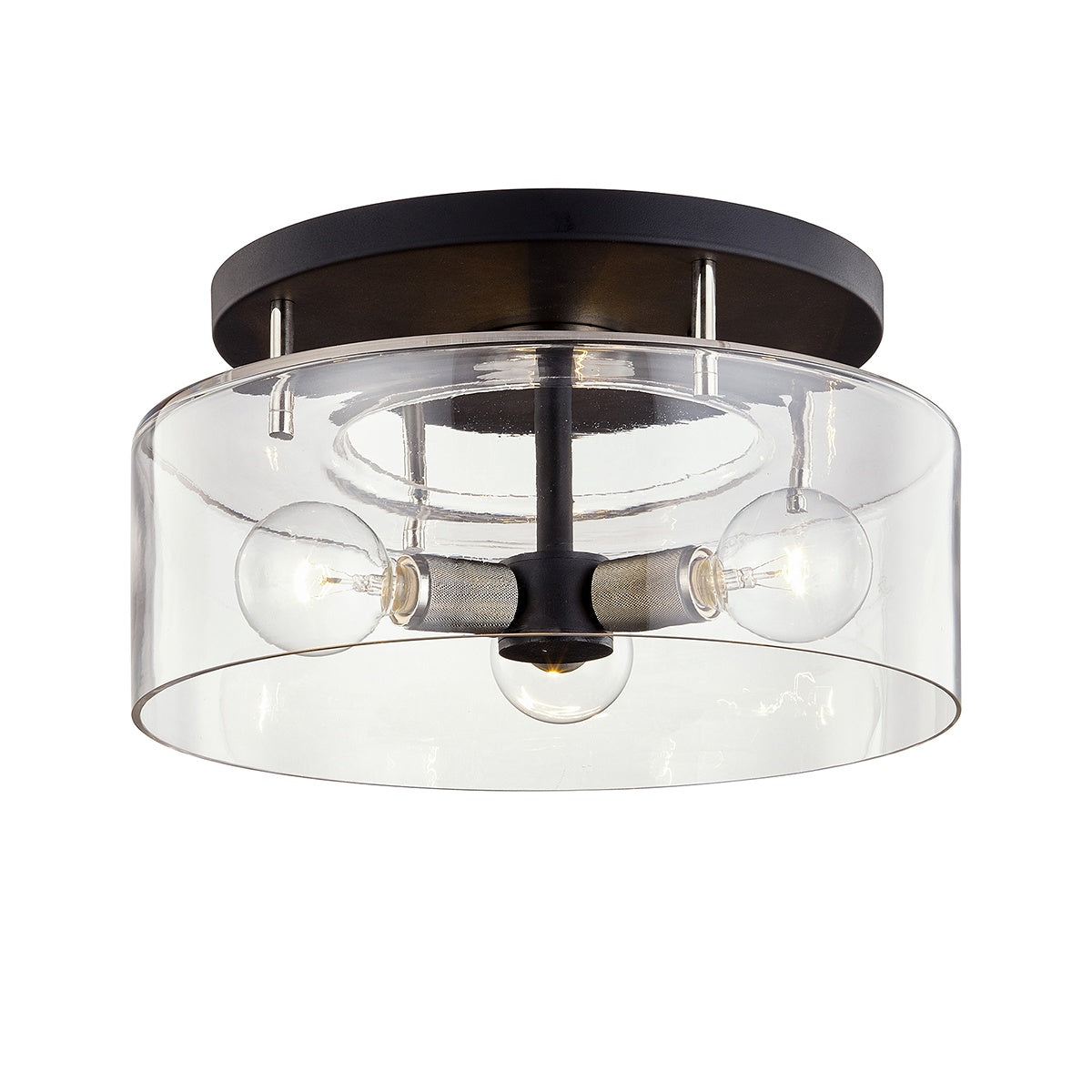TROY LIGHTING, BERGAMOT STATION SEMI FLUSH, SEMI FLUSH MOUNT LIGHT