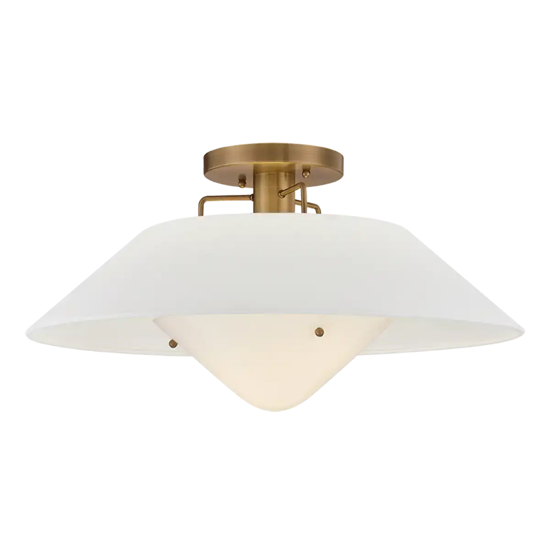 Troy Lighting, Otto Semi Flush, SEMI FLUSH MOUNT LIGHT